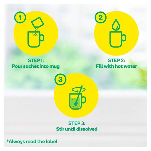 Lemsip Max Cold & Flu Lemon Sachets Paracetamol thumbnail 3