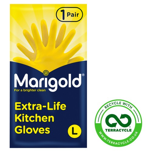Marigold Extra Life Kitchen Gloves L