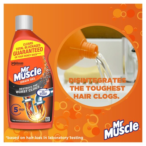 Mr Muscle Power Gel Drain Unblocker thumbnail 4