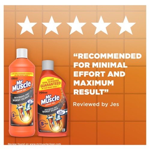 Mr Muscle Power Gel Drain Unblocker thumbnail 5