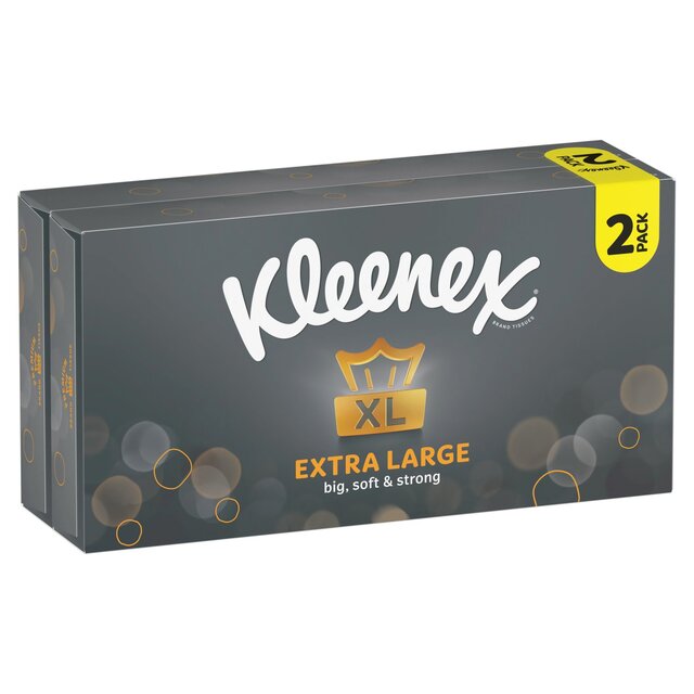 Kleenex Extra Large Facial Tissues - Twin Box thumbnail 2