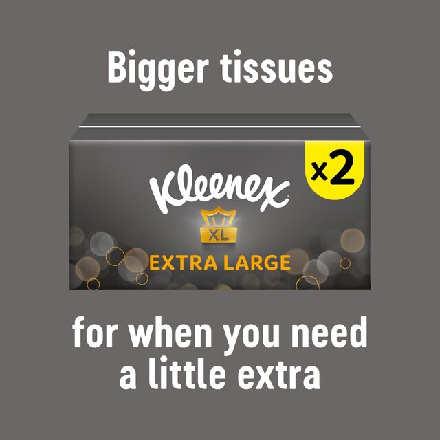 Kleenex Extra Large Facial Tissues - Twin Box thumbnail 5