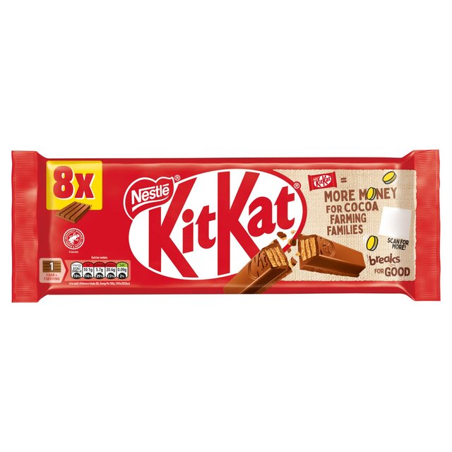 KitKat 4 Finger Milk Chocolate Bar thumbnail 2