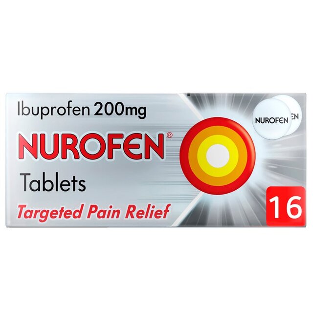 Nurofen Targeted Pain Relief Ibuprofen 200mg Tablets