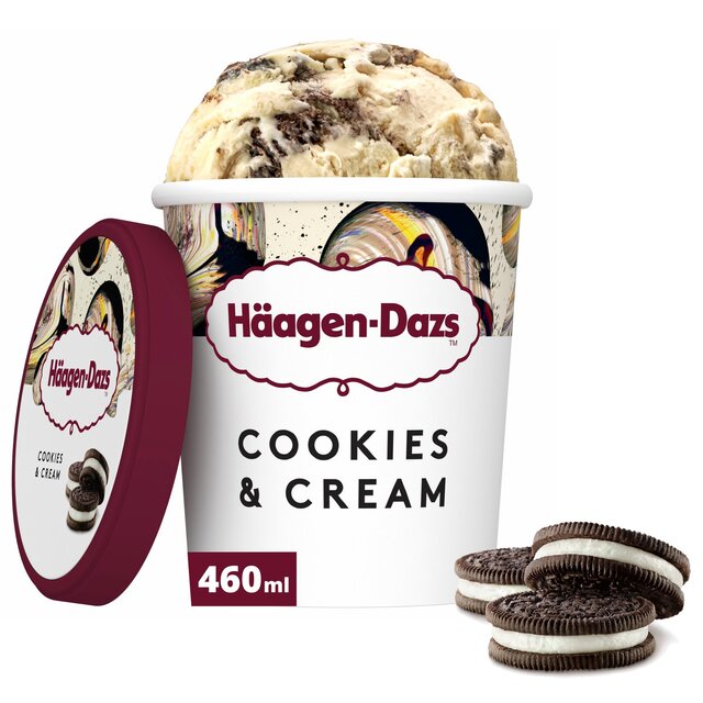 Haagen-Dazs Cookies & Cream Ice Cream