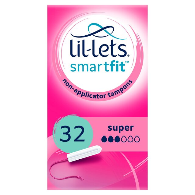 Lil-Lets Non-Applicator Tampons Super