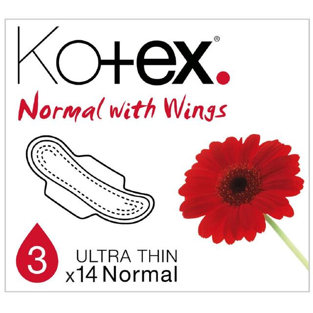 Kotex Ultra Thin Pads Normal with Wings
