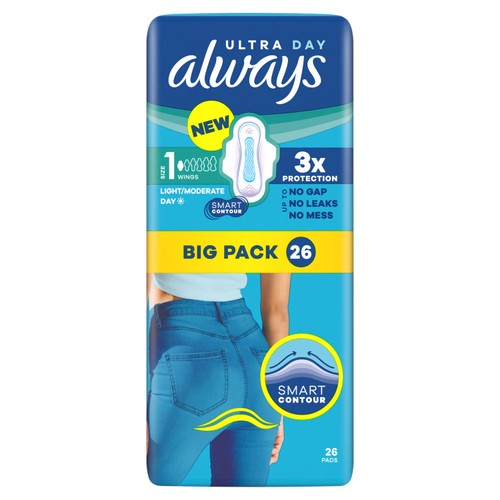 Always Sanitary Towels Ultra Normal (Size 1) Wings thumbnail 7