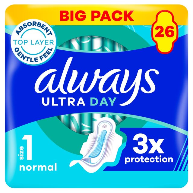 Always Sanitary Towels Ultra Normal (Size 1) Wings