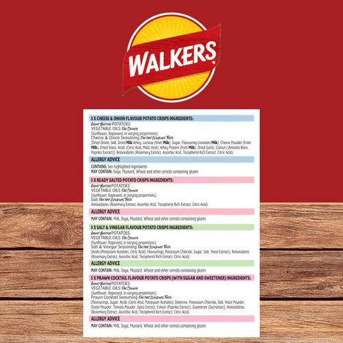 Walkers Classic Variety Multipack Crisps thumbnail 3