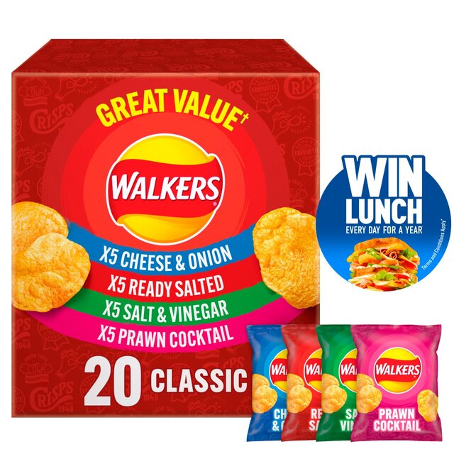 Walkers Classic Variety Multipack Crisps thumbnail 2