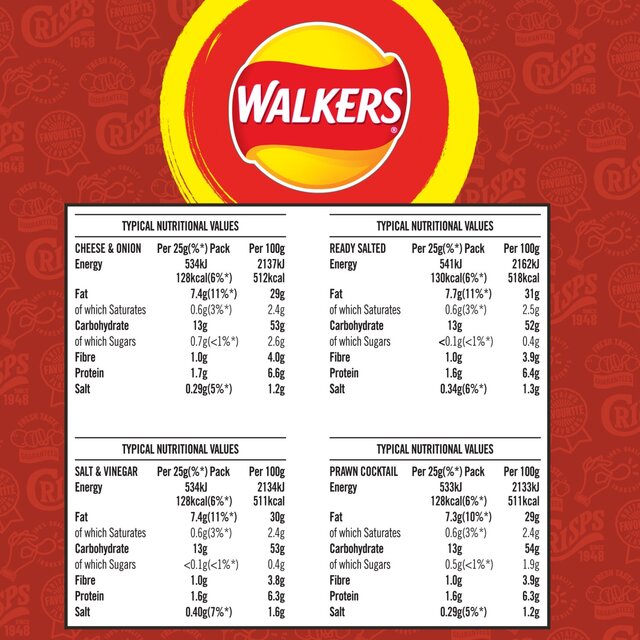 Walkers Classic Variety Multipack Crisps thumbnail 7
