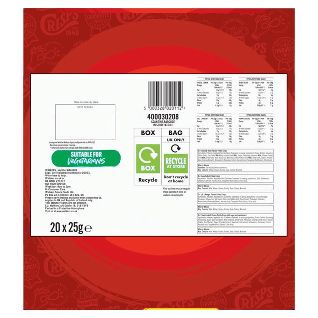 Walkers Classic Variety Multipack Crisps thumbnail 8