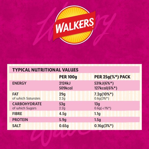 Walkers Prawn Cocktail Multipack Crisps 6 x 25g thumbnail 8