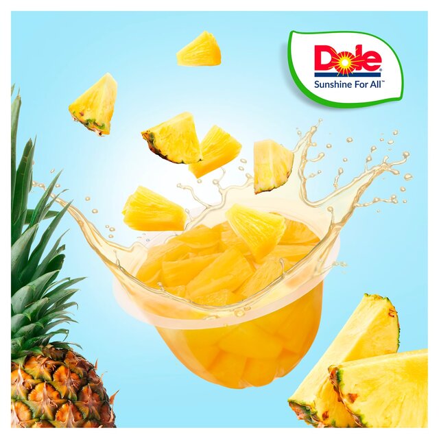 Dole Pineapple In Juice Fruit Pots Multipack thumbnail 3