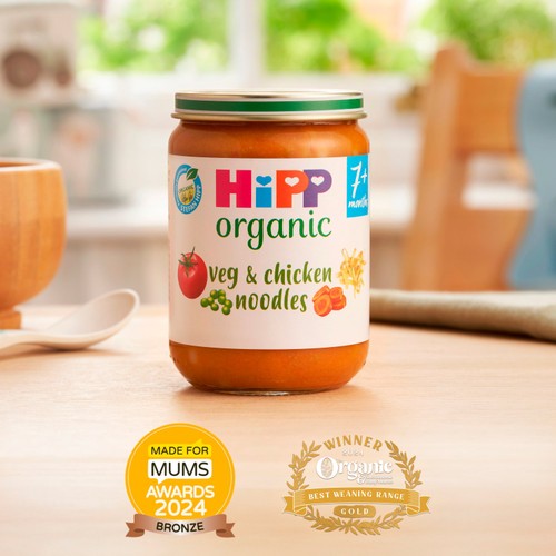 HiPP Organic Veg & Chicken Noodles Baby Food 7+ months thumbnail 3