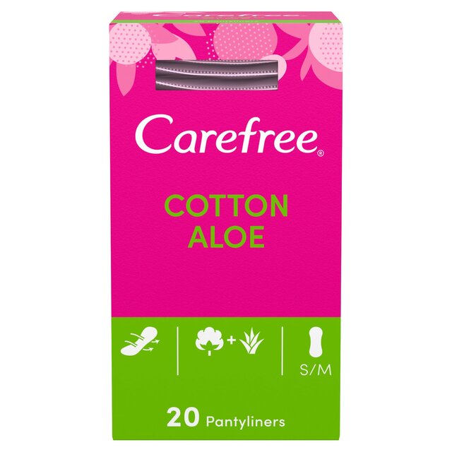 Carefree Breathable Pantyliners with Aloe Single Wrapped thumbnail 2