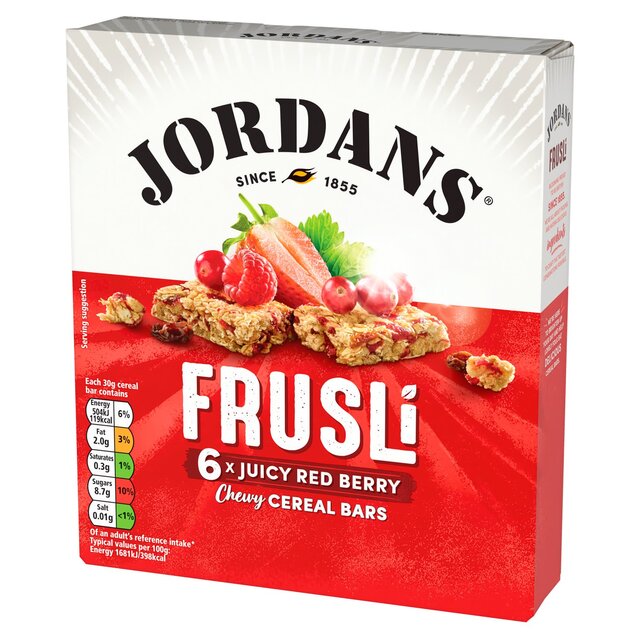 Jordans Frusli Juicy Red Berry Chewy Cereal Bars thumbnail 5