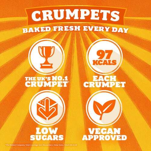Warburtons Crumpets thumbnail 3