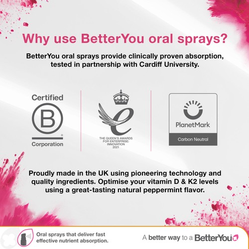 BetterYou D400 Kid's Vitamin D Daily Oral Spray 3yrs+  thumbnail 8