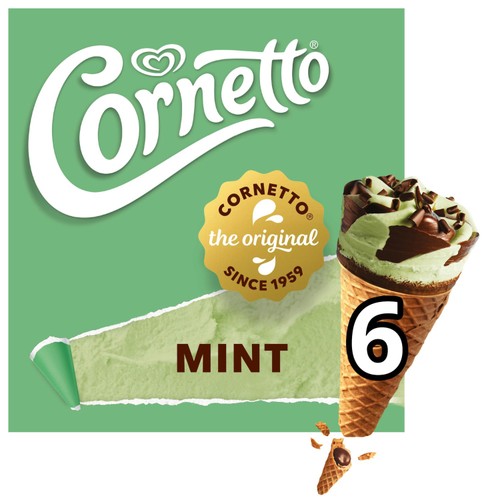 Cornetto Mint Ice Cream Cones