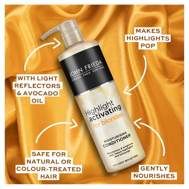 John Frieda Highlight Activating Moisturising Conditioner Sheer Blonde thumbnail 2