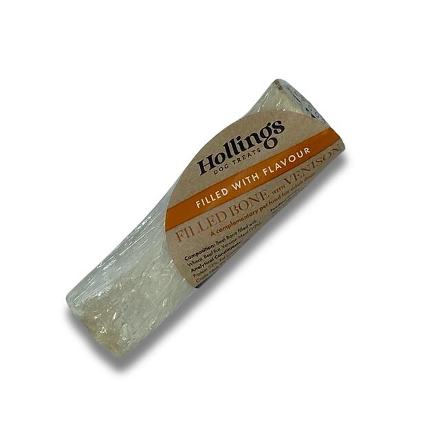 Hollings Filled Dog Bone, Venison Dog Treat
