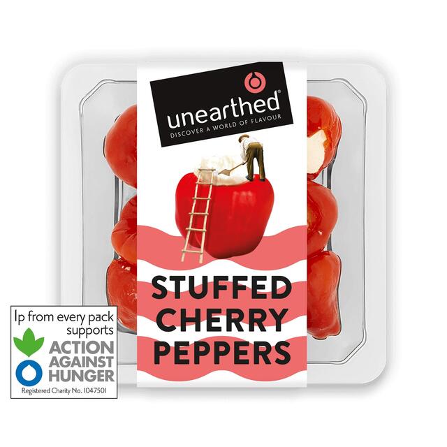 Unearthed Stuffed Cherry Peppers Cream Cheese & Paprika
