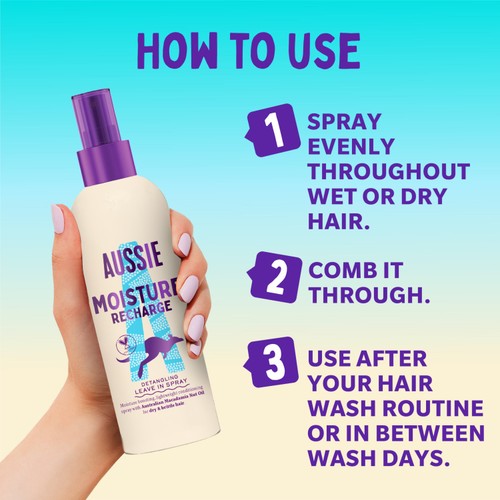 Aussie Leave In Conditioners Miracle Recharge Boost Moisture thumbnail 3