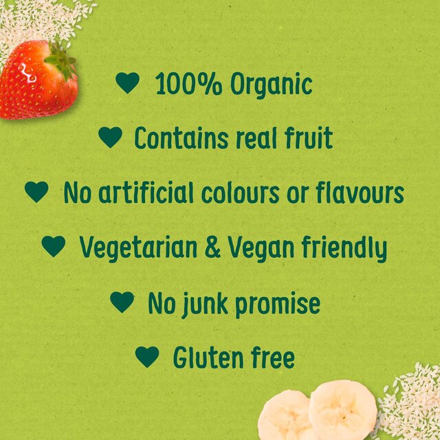 Organix Strawberry & Banana Organic Baby Weaning Porridge 6 months+ thumbnail 4