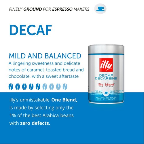 illy Decaffeinated Ground Coffee thumbnail 4