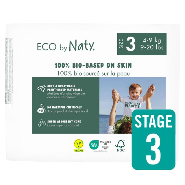 Eco by Naty Nappies, Size 3 thumbnail 3