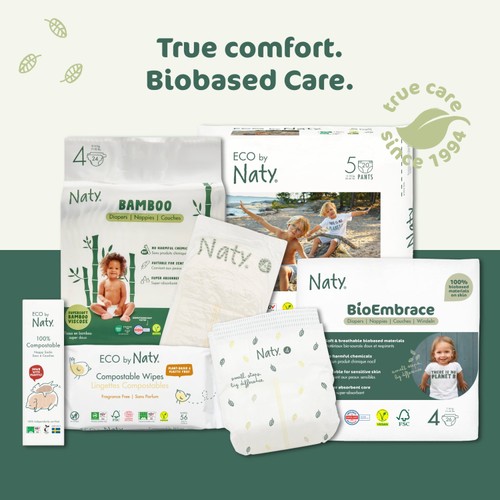 Naty BioEmbrace Nappies Size 4 (7-18kg) thumbnail 4