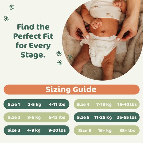 Naty BioEmbrace Nappies Size 4 (7-18kg) thumbnail 7