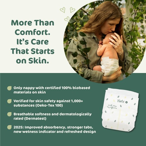 Naty BioEmbrace Nappies Size 4 (7-18kg) thumbnail 8