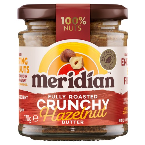 Meridian Crunchy Hazelnut Butter 100% Nuts