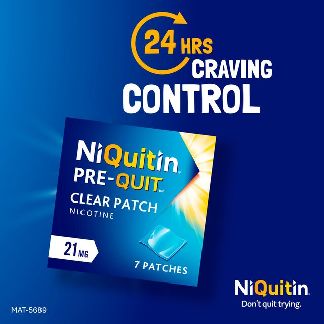 Niquitin Clear 21mg Pre-Quit Patch thumbnail 2