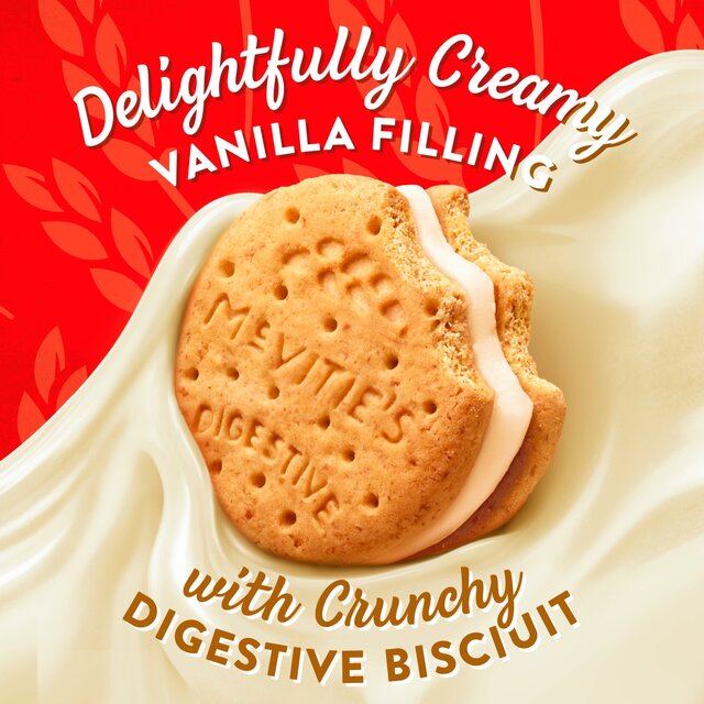 McVitie's Digestives Creams Vanilla Biscuits thumbnail 2