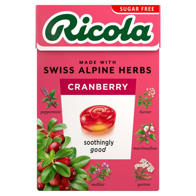 Ricola Cranberry Sugar Free