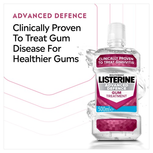 Listerine Advanced Defence Gum Treatment Classic Mouthwash thumbnail 2