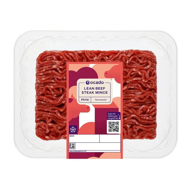Ocado Lean Beef Steak Mince 5% Fat thumbnail 2