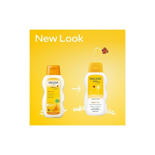 Weleda Baby Oil with Calendula, Gentle Protection, 100% Certified Natural thumbnail 3