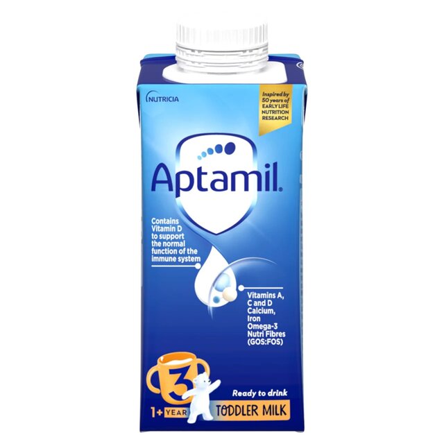 Aptamil 3 Toddler Milk Formula Liquid Ready to Feed 1-3 Years thumbnail 2