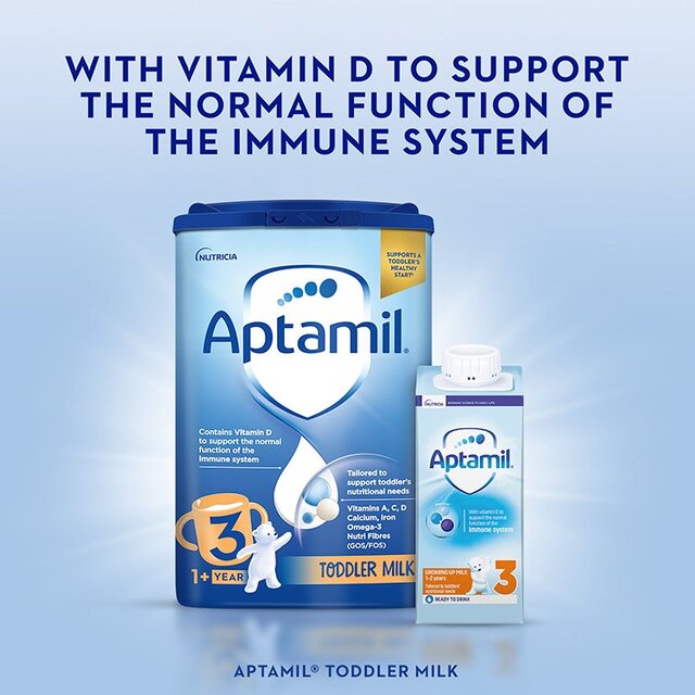 Aptamil 3 Toddler Milk Formula Liquid Ready to Feed 1-3 Years thumbnail 6