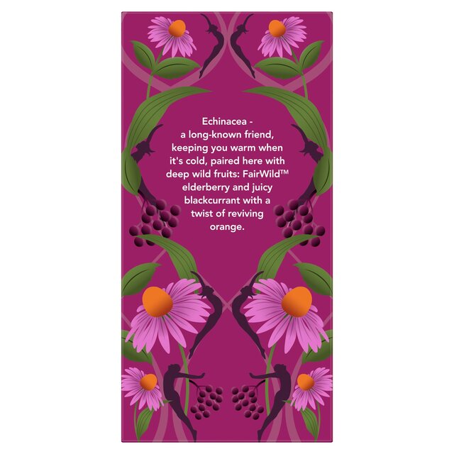 Pukka Organic Elderberry & Echinacea Fruit Tea x20 Compostable Tea Bags thumbnail 6