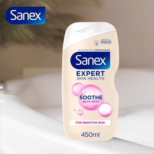 Sanex Expert Skin Health Sensitive Soothing Bubble Bath Soak thumbnail 8