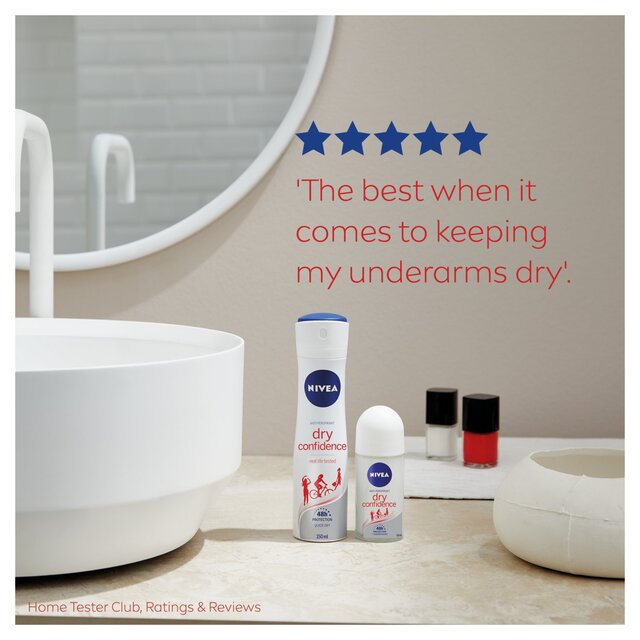 NIVEA Dry Confidence Anti-Perspirant Deodorant Roll-On thumbnail 4