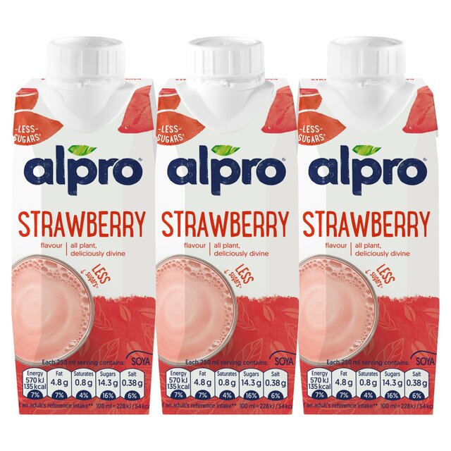 Alpro Soya Strawberry Long Life Drink thumbnail 3