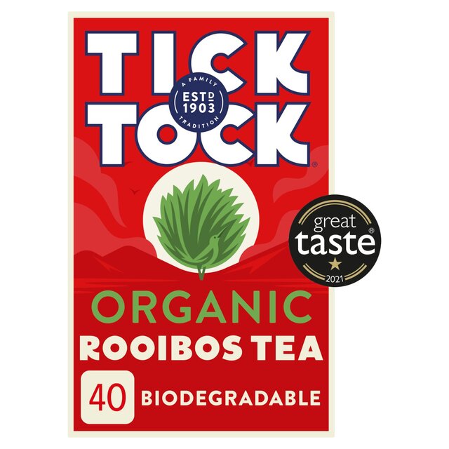 Tick Tock Organic Rooibos Redbush Tea Bags