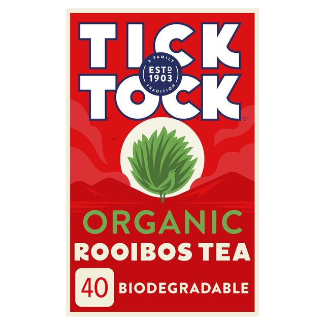 Tick Tock Organic Rooibos Redbush Tea Bags thumbnail 2